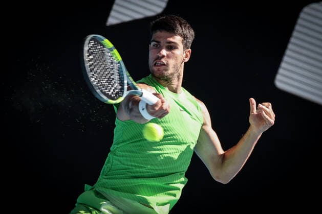TENNIS : Open d Australie 2026 - Melbourne - 27 01 2026 Carlos Alcaraz - Australian Open - Melbourne - 27 01 2026  Copyright: xSportxPSx