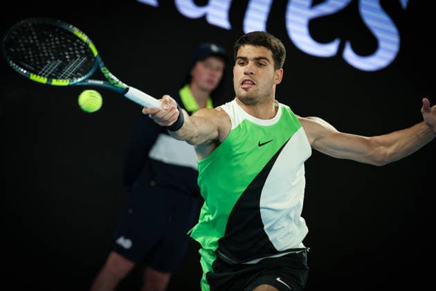 TENNIS : Open d Australie 2026 - Melbourne - 27 01 2026 Carlos Alcaraz - Australian Open - Melbourne - 27 01 2026  Copyright: xSportxPSx