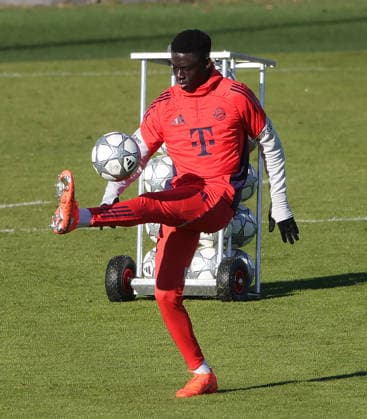 27 01 2026, FC Bayern Training Munich, Football, Sports, in the picture Bara Sapoko Ndiaye