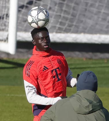 27 01 2026, FC Bayern Training Munich, Football, Sports, in the picture Bara Sapoko Ndiaye