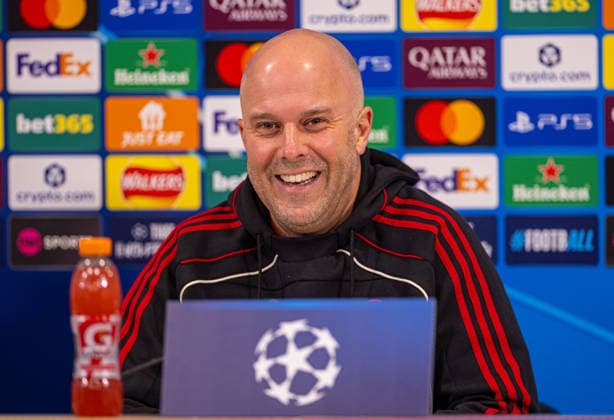 Football - UEFA Champions League - League Phase - Liverpool FC v QarabaÄü FK - MD-1 LIVERPOOL, ENGLAND - Tuesday, January 27, 2026: Liverpool s head coach Arne Slot during a press conference, PK, Pressekonferenz at Anfield ahead of the UEFA Champions League game between Liverpool FC and QarabaÄü FK. (Photo by David Rawcliffe Propaganda) LIVERPOOL Anfield MERSEYSIDE ENGLAND  Copyright: xDavidxRawcliffex P2026-01-27-Liverpool_ Qarabag_MD-1-40