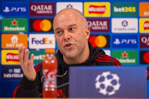 Football - UEFA Champions League - League Phase - Liverpool FC v QarabaÄü FK - MD-1 LIVERPOOL, ENGLAND - Tuesday, January 27, 2026: Liverpool s head coach Arne Slot during a press conference, PK, Pressekonferenz at Anfield ahead of the UEFA Champions League game between Liverpool FC and QarabaÄü FK. (Photo by David Rawcliffe Propaganda) LIVERPOOL Anfield MERSEYSIDE ENGLAND  Copyright: xDavidxRawcliffex P2026-01-27-Liverpool_ Qarabag_MD-1-55