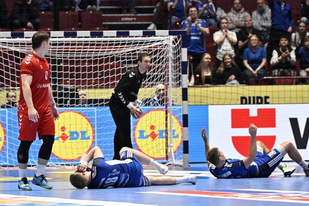 MALMÖ, SVERIGE 20260127 Iceland s Ellidi Vidarsson 18 reacts after the 2026 EHF European Men s Handball Championship the EHF Euro 2026 main round match between Switzerland and Iceland at Malmö Arena, in Malmö, Sweden, on January 27, 2026 MALMÖ SVERIGE x50090x  Copyright: xJohanxNilsson TTx EHF EURO 2026 SWITZERLAND-ICELAND