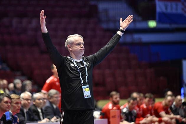MALMÖ, SWEDEN 20260127 Iceland head coach Snorri Gudjonsson reacts during the 2026 EHF European Men s Handball Championship the EHF Euro 2026 main round match between Switzerland and Iceland at Malmö Arena, in Malmö, Sweden, on January 27, 2026 MALMÖ SWEDEN x50090x  Copyright: xJohanxNilsson TTx EHF EURO 2026 SWITZERLAND-ICELAND
