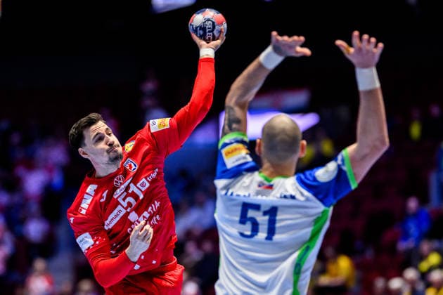 Handball, European Championship, Slovenia - Croatia