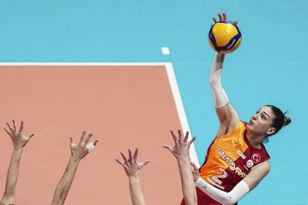 Galatasaray Daikin v Allianz MTV Stuttgart - Women s CEV Cup ISTANBUL, TURKIYE - JANUARY 27: Ilkin Aydin of Galatasaray Daikin in action during the Women s CEV Cup play-off round first match between Galatasaray Daikin and Allianz MTV Stuttgart at Burhan Felek Vestel Volleyball Hall in Istanbul, Turkiye on January 27, 2026. Agit Erdi Ulukaya Anadolu Istanbul Turkey. Editorial use only. Please get in touch for any other usage.  Copyright: x2026xAnadoluxAgitxErdixUlukayax
