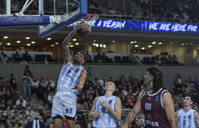 Turk Telekom v Lietkabelis - BKT European Cup ANKARA, TURKIYE - JANUARY 27: Jordan Usher (8) of Turk Telekom in action during BKT EuroCup Basketball Week 16 Group B match between Turk Telekom and Lietkabelis at Ankara Sports Hall in Ankara, Turkiye on January 27, 2026. Metin Aktas Anadolu Ankara Turkey. Editorial use only. Please get in touch for any other usage.  Copyright: x2026xAnadoluxMetinxAktasx