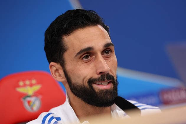 FBL UEFA Champions League 2025 26 press conference SL Benfica Real Madrid coach Alvaro Arbeloa Real Madrid during the press conference before the UEFA Champions League 2025 26 League Phase MD8 match between Sport Lisboa e Benfica and Real Madrid at Estadio da Luz on 27 January 2026 in Lisbon, Portugal Copyright: JoaquimxFerreira