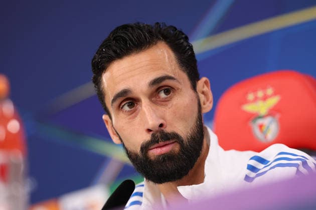 FBL UEFA Champions League 2025 26 press conference SL Benfica Real Madrid coach Alvaro Arbeloa Real Madrid during the press conference before the UEFA Champions League 2025 26 League Phase MD8 match between Sport Lisboa e Benfica and Real Madrid at Estadio da Luz on 27 January 2026 in Lisbon, Portugal Copyright: JoaquimxFerreira