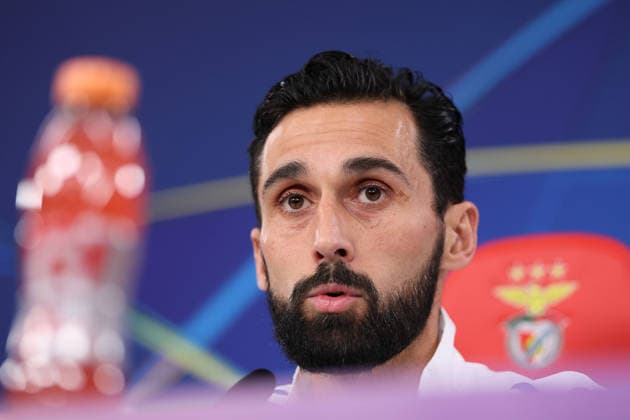 FBL UEFA Champions League 2025 26 press conference SL Benfica Real Madrid coach Alvaro Arbeloa Real Madrid during the press conference before the UEFA Champions League 2025 26 League Phase MD8 match between Sport Lisboa e Benfica and Real Madrid at Estadio da Luz on 27 January 2026 in Lisbon, Portugal Copyright: JoaquimxFerreira