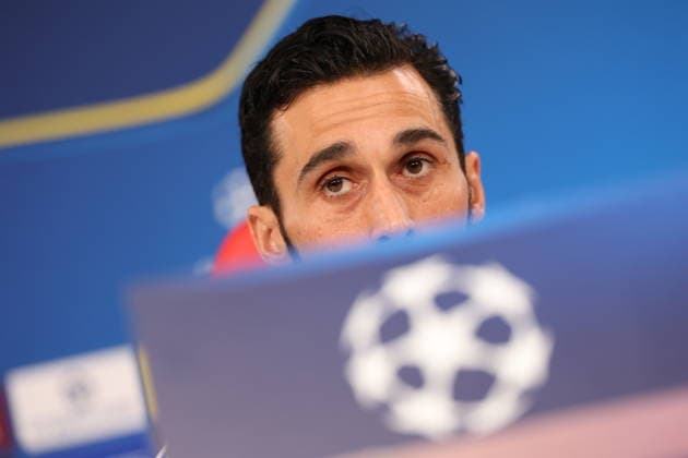 FBL UEFA Champions League 2025 26 press conference SL Benfica Real Madrid coach Alvaro Arbeloa Real Madrid eyes focused on the champions Match during the press conference before the UEFA Champions League 2025 26 League Phase MD8 match between Sport Lisboa e Benfica and Real Madrid at Estadio da Luz on January 27, 2026 in Lisbon, Portugal Copyright: JoaquimxFerreira