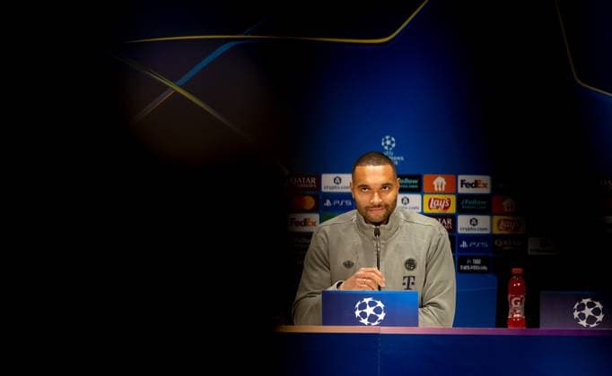 EINDHOVEN - Bayern Munich s Jonathan Tah during a press conference, PK, Pressekonferenz at the Philips Stadium on the day before the Champions League match against Bayern Munich. IRIS VAN DEN BROEK ANP xVIxANPxSportx xxANPxIVx 548798147 originalFilename: 548798147.jpg