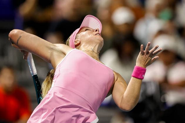 Philippine Women s Open - Day two Leolia Jeanjean of France serves to Tatjana Maria of Germany during day two of the Philippine Women s Open in Manila, Philippines on January 27, 2026. The Philippine Women s Open runs from January 26 to 31 2026. MANILA Philippines  Copyright: xMATRIXxIMAGESx xMARKxCRISTINOx