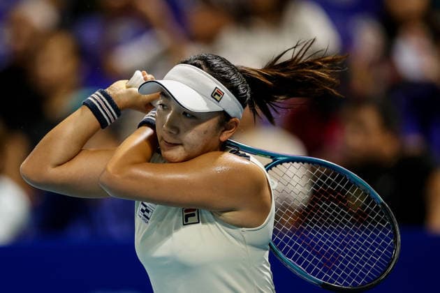 Philippine Women s Open - Day two Kyoka Okamura of Japan in action against Donna Vekic of Croatia in action during day two of the Philippine Women s Open in Manila, Philippines on January 27, 2026. The Philippine Women s Open runs from January 26 to 31 2026. MANILA Philippines  Copyright: xMATRIXxIMAGESx xMARKxCRISTINOx