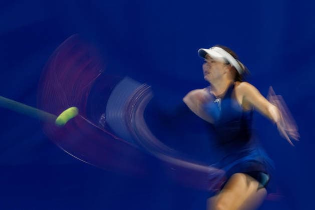 Philippine Women s Open - Day two Lin Zhu of China in action against Lulu Sun of New Zealand during day two of the Philippine Women s Open in Manila, Philippines on January 27, 2026. The Philippine Women s Open runs from January 26 to 31 2026. MANILA Philippines  Copyright: xMATRIXxIMAGESx xMARKxCRISTINOx