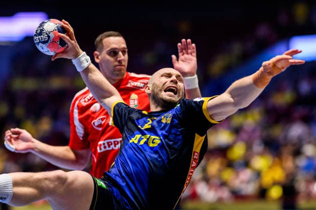 Handball, European Championship, Sweden - Hungary