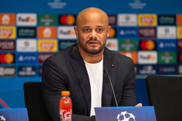 Head coach Vincent Kompany FC Bayern Muenchen at the press conference before the match PSV Eindhoven vs FC Bayern Muenchen, Soccer, Champions League, Matchday 8, 27 01 2026 Copyright: xkolbert-press MarkusxVerwimpx
