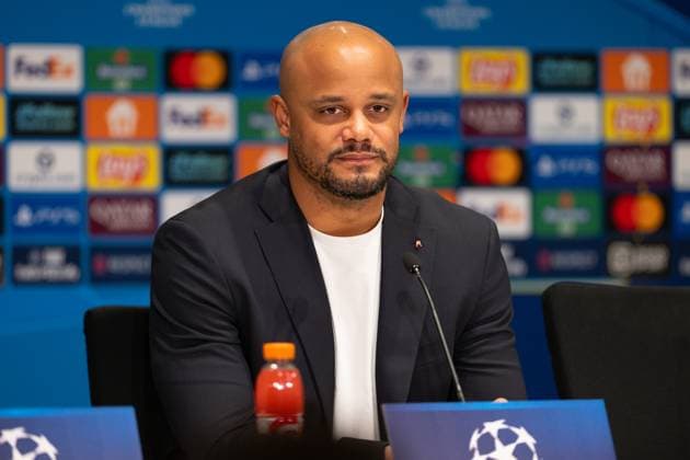 Head coach Vincent Kompany FC Bayern Muenchen at the press conference before the match PSV Eindhoven vs FC Bayern Muenchen, Soccer, Champions League, Matchday 8, 27 01 2026 Copyright: xkolbert-press MarkusxVerwimpx