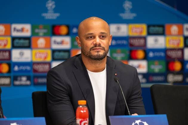 Head coach Vincent Kompany FC Bayern Muenchen at the press conference before the match PSV Eindhoven vs FC Bayern Muenchen, Soccer, Champions League, Matchday 8, 27 01 2026 Copyright: xkolbert-press MarkusxVerwimpx