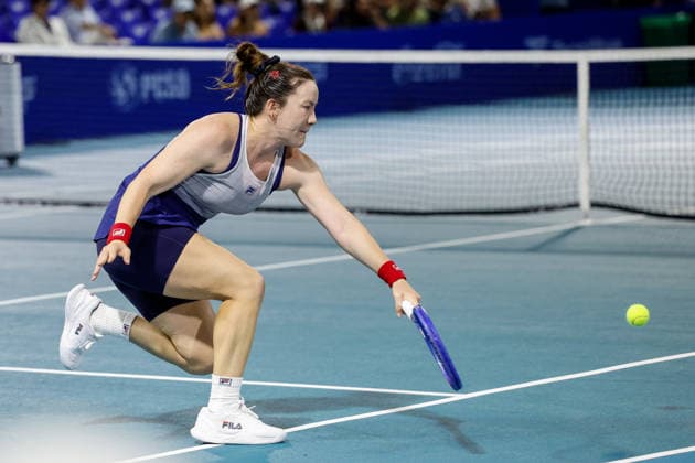 Philippine Women s Open - Day two Lulu Sun of New Zealand returns to Lin Zhu of China during day two of the Philippine Women s Open in Manila, Philippines on January 27, 2026. The Philippine Women s Open runs from January 26 to 31 2026. MANILA Philippines  Copyright: xMATRIXxIMAGESx xMARKxCRISTINOx
