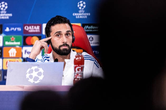 January 27, 2026, Lisboa, Lisboa, Portugal: Alvaro Arbeloa Head Coach of Real Madrid CF talks during press conference, PK, Pressekonferenz prior to the UEFA Champions League match between SL Benfica and Real Madrid CF at Estadio da Luz on January 27, 2026 in Lisbon, Portugal. Lisboa Portugal - ZUMAp267 20260127_zsp_p267_055 Copyright: xDavidexPuglisix