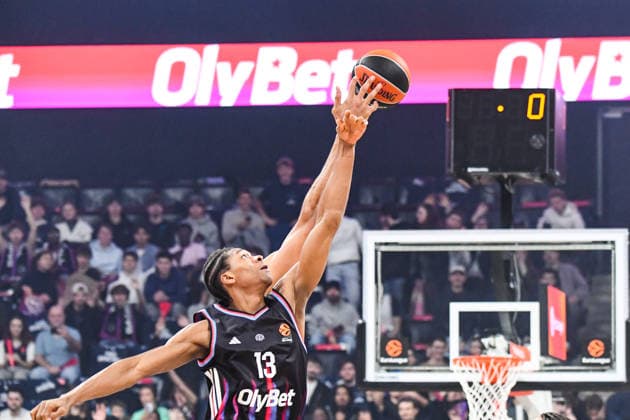 BASKET : Paris Basketball vs Real Madrid - Euroligue - JournÃ e 25 - 27 01 26 Allan Dokossi (Paris Basketball) ParisFrance  Copyright: xBaptistexAutissierx