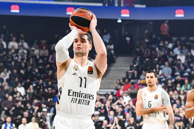 BASKET : Paris Basketball vs Real Madrid - Euroligue - JournÃ e 25 - 27 01 26 Mario Hezonja (Real Madrid) ParisFrance  Copyright: xBaptistexAutissierx
