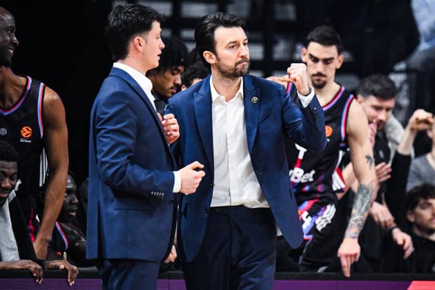 BASKET : Paris Basketball vs Real Madrid - Euroligue - JournÃ e 25 - 27 01 26 Francesco Tabellini (Paris Basketball) ParisFrance  Copyright: xBaptistexAutissierx