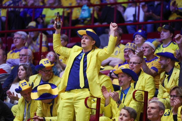 Sweden v Hungary - MenÂ s EHF EURO 2026 MALMO, SWEDEN - JANUARY 27: Fans during the Men s EHF Euro 2026 match between Sweden adn Hungary at Malmo Arena on January 27, 2026 in Malmo, Sweden.  SanjinxStrukic PIXSELL