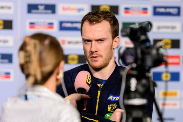 260127 Felix Claar of Sweden after the EHF European Handball Championship main round match between Sweden and Hungary on January 27, 2026 in Malmö Photo Petter Arvidson BILDBYRAN kod PA PA1142 handball handball handballs em 2026 sverige sweden hungary ehf european handball championship ungern bbeng  Copyright: PETTERxARVIDSON BB260127PA271