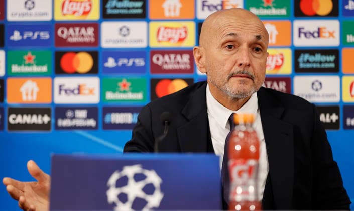 Monaco, Monte Carlo January 28, 2026 AS Monaco vs Juventus Football Club, Turin, UEFA Champions League Press Conference with Head Coach Luciano Spalletti Press Conference AS Monaco Juventus Football Club, UEFA Champions League