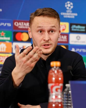 Monaco, Monte Carlo January 28, 2026 AS Monaco vs Juventus Football Club, Turin, UEFA Champions League Press Conference with dutch midfielder Teun Koopmeiners Press Conference AS Monaco Juventus Football Club, UEFA Champions League