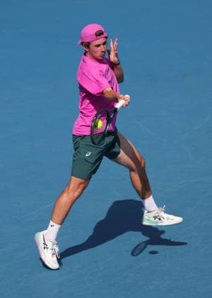 Flynn Thomas SUI , Boys Singles, Boys Singles, Australian Open 2026 Melbourne Park, Melbourne, Victoria, Australia Copyright: xJuergenxHasenkopfx