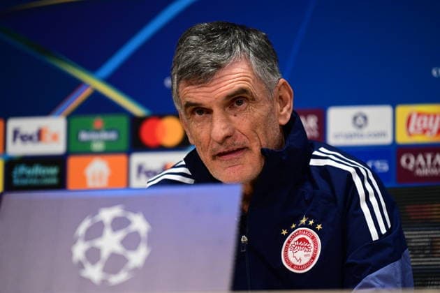 Football, CL, Olympiakos Piraeus press conference
