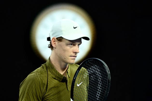 TENNIS AUSTRALIAN OPEN, Jannik Sinner of Italy during his men™s Quarterfinal against Ben Shelton of the USA on day 11 of the 2026 Australian Open tennis tournament at Melbourne Park in Melbourne, Wednesday, January 28, 2026. ( NO ARCHIVING MELBOURNE VICTORIA AUSTRALIA  Copyright: xJOELxCARRETTx 20260128153722378695
