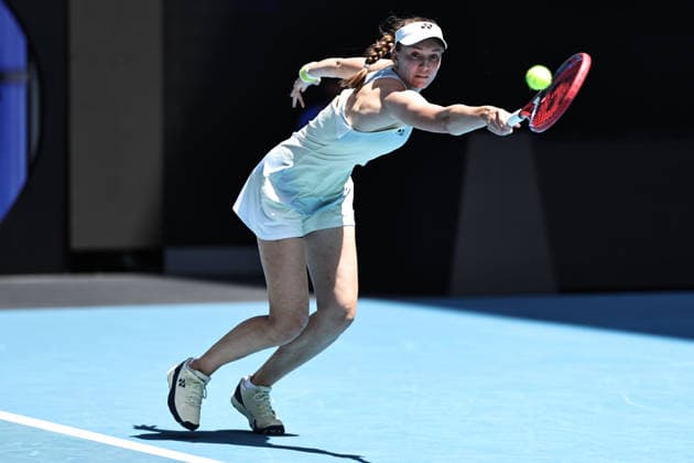 Elena Rybakina, KAZ, during quarterfinals of 2026 Australian Open in Melbourne, 28 01 2026; - *** Elena Rybakina, KAZ, during quarterfinals of 2026 Australian Open in Melbourne, 28 01 2026 