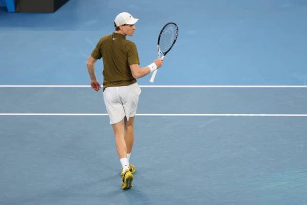 Jannik Sinner during his Quarter-Final match Australian Open tennis tournament, Day Eleven, Melbourne Park, Australia - 28 Jan 2026Melbourne Melbourne Park Victoria (VIC) Australia  Copyright: xRachelxBach Shutterstockx 16403682dt