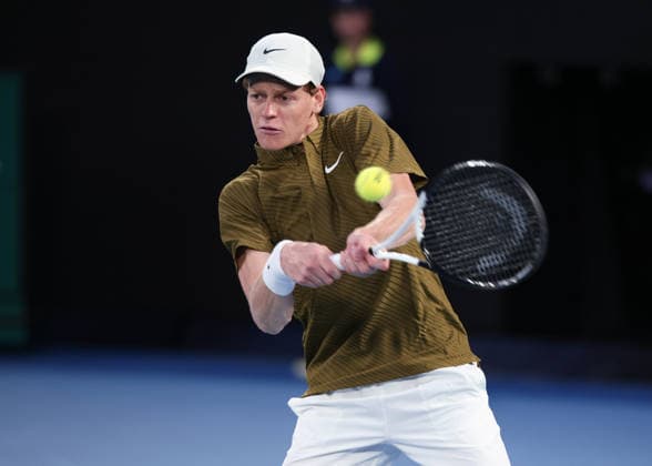 Jannik Sinner ITA , Australian Open 2026 Melbourne Park, Melbourne, Victoria, Australia Copyright: xJuergenxHasenkopfx