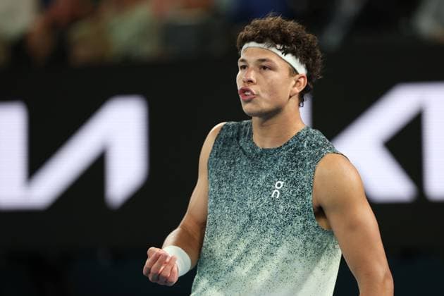 Ben Shelton during his Quarter-Final match Australian Open tennis tournament, Day Eleven, Melbourne Park, Australia - 28 Jan 2026Melbourne Melbourne Park Victoria (VIC) Australia  Copyright: xRachelxBach Shutterstockx 16403682fr