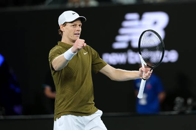 Jannik Sinner wins his Quarter-Final match Australian Open tennis tournament, Day Eleven, Melbourne Park, Australia - 28 Jan 2026Melbourne Melbourne Park Victoria (VIC) Australia  Copyright: xRachelxBach Shutterstockx 16403682fs