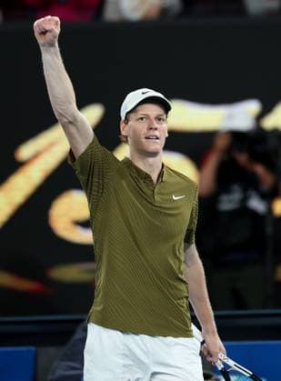 Jannik Sinner wins his Quarter-Final match Australian Open tennis tournament, Day Eleven, Melbourne Park, Australia - 28 Jan 2026Melbourne Melbourne Park Victoria (VIC) Australia  Copyright: xRachelxBach Shutterstockx 16403682fv