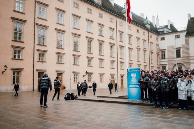 OLYMPICS - Winter Olympic Games, Olympische Spiele, Olympia, OS Milano Cortina 2026 VIENNA,AUSTRIA,28.JAN.26 - OLYMPICS - Winter Olympic Games Milano Cortina 2026, preview, Vereidigung Olympic Team Austria. Image shows president Alexander Van Der Bellen.  GEPAxpictures xAlexanderxSolc