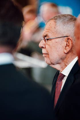 OLYMPICS - Winter Olympic Games, Olympische Spiele, Olympia, OS Milano Cortina 2026 VIENNA,AUSTRIA,28.JAN.26 - OLYMPICS - Winter Olympic Games Milano Cortina 2026, preview, Vereidigung Olympic Team Austria. Image shows president Alexander Van Der Bellen.  GEPAxpictures xAlexanderxSolc