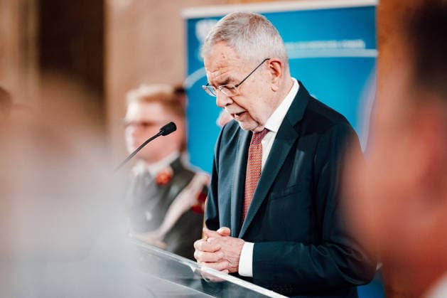 OLYMPICS - Winter Olympic Games, Olympische Spiele, Olympia, OS Milano Cortina 2026 VIENNA,AUSTRIA,28.JAN.26 - OLYMPICS - Winter Olympic Games Milano Cortina 2026, preview, Vereidigung Olympic Team Austria. Image shows president Alexander Van Der Bellen.  GEPAxpictures xAlexanderxSolc