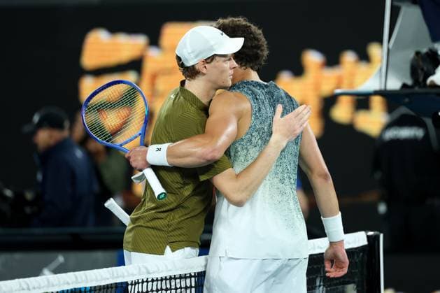 Jannik Sinner wins his Quarter-Final match against Ben Shelton Australian Open tennis tournament, Day Eleven, Melbourne Park, Australia - 28 Jan 2026Melbourne Melbourne Park Victoria (VIC) Australia  Copyright: xRachelxBach Shutterstockx 16403682go