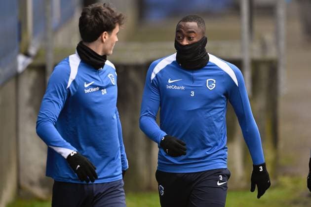 Genk s Mujaid Sadick pictured during a training session of Belgian soccer team KRC Genk in Genk, on Wednesday 28 January 2026. The team is preparing for tomorrow s match against Swedish team Malmo FF, on day eight of the League phase of the UEFA Europa League tournament. JOHAN EYCKENS JohanxEyckens  x159239571x