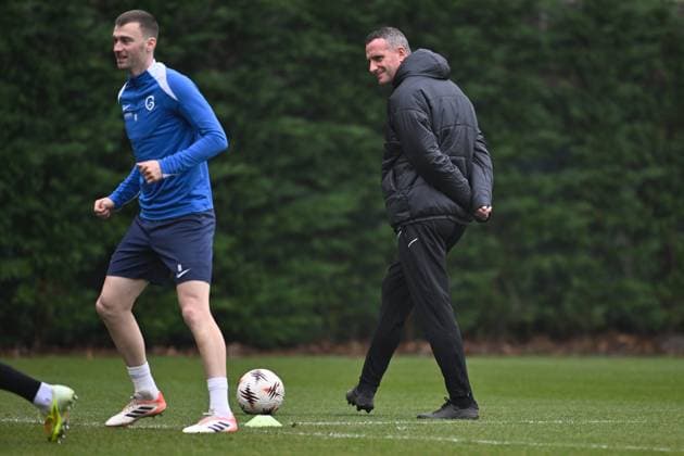 Genk s head coach Nicky Hayen pictured during a training session of Belgian soccer team KRC Genk in Genk, on Wednesday 28 January 2026. The team is preparing for tomorrow s match against Swedish team Malmo FF, on day eight of the League phase of the UEFA Europa League tournament. JOHAN EYCKENS JohanxEyckens  x159242453x