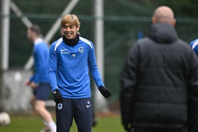 Genk s Junya Ito pictured during a training session of Belgian soccer team KRC Genk in Genk, on Wednesday 28 January 2026. The team is preparing for tomorrow s match against Swedish team Malmo FF, on day eight of the League phase of the UEFA Europa League tournament. JOHAN EYCKENS JohanxEyckens  x159242529x