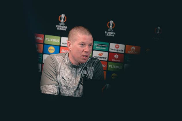 Football, EL, FC Midtjylland press conference