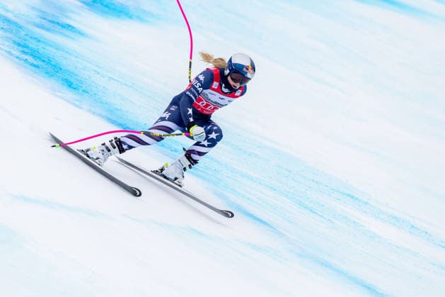ALPINE SKIING - FIS WC Crans Montana CRANS MONTANA,SWITZERLAND,28.JAN.26 - ALPINE SKIING - FIS World Cup, downhill training, ladies. Image shows Lindsey Vonn (USA).  GEPAxpictures xMathiasxMandl
